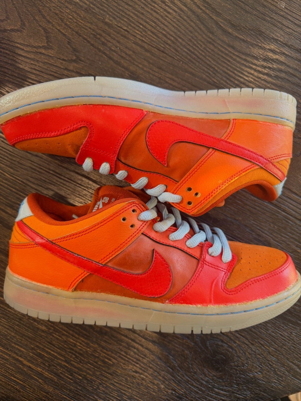 Nike Dunk Low Pro SB Fire and Ice Gamma Orange 2013 Size 9